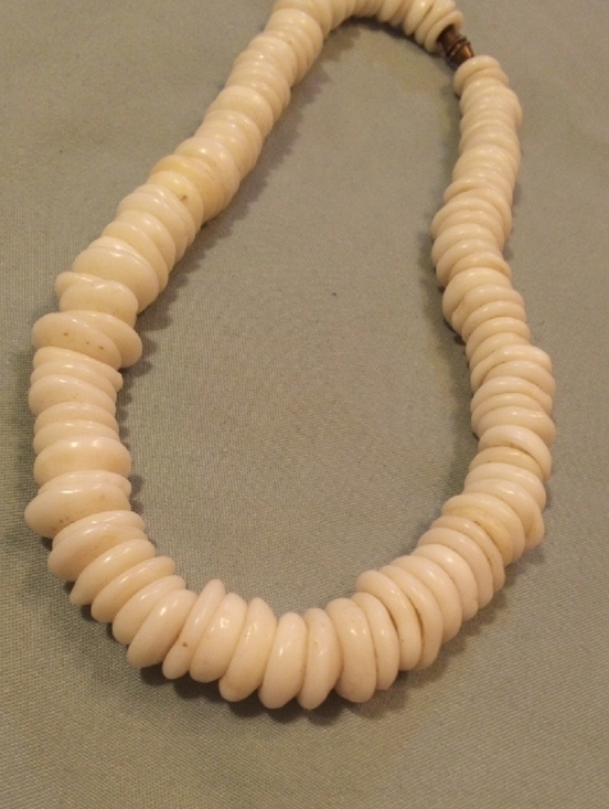 None Jewelry - Cream Beaded Necklace - Women's Jewelry